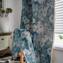 Yarn-dyed Jacquard Bedroom Bay Window Semi Blackout Curtain