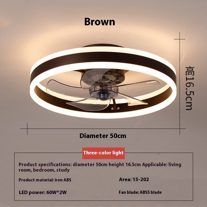 Invisible LED Ceiling Fan Lights | Sleek Bedroom & Living Room Fan