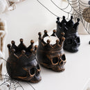 Halloween Themed Pumpkin Lantern Skull Candle Stand