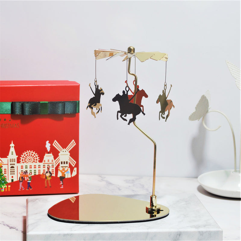 Creative Scented Candles Triangular Tray Rotating Candle Holder