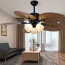 Retro Fan-Style Ceiling Lamp | Mute Frequency Conversion Light