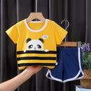 Children's Short-sleeved Suit Korean Clothing
