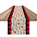 Christmas Table Runner Plaid Pattern