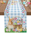 Holiday Dress-up Table Runner Easter Rabbit Egg Tablecloth