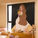 Dormitory Simple Paste Shading Cloth Korean Ins Style Velcro Curtain