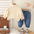 Boys Autumn Clothing Suit Baby Giraffe