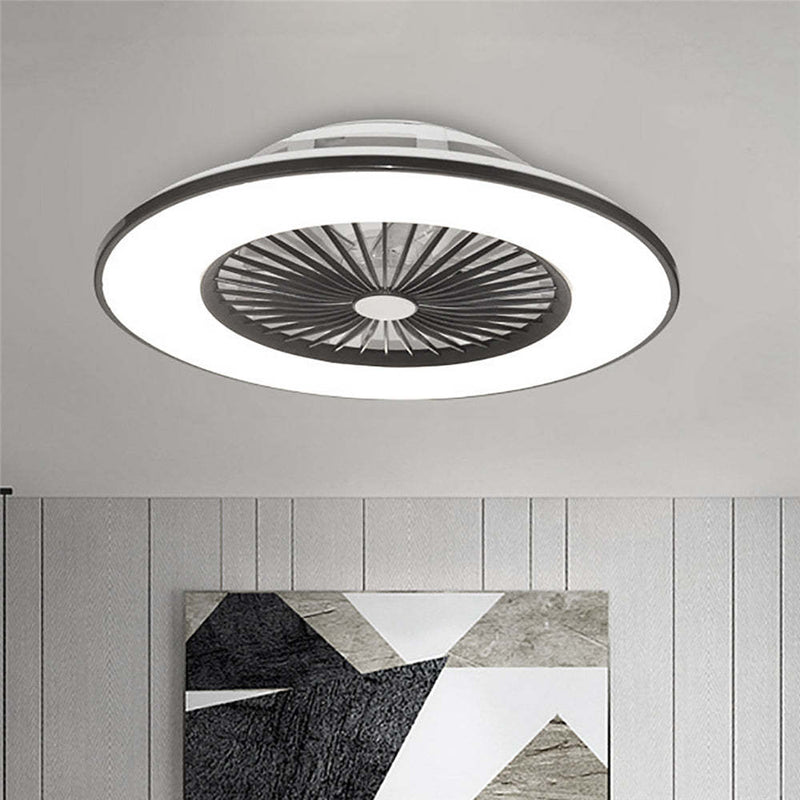 Smart LED Ceiling Fan Lamp | Bedroom Fan with Light