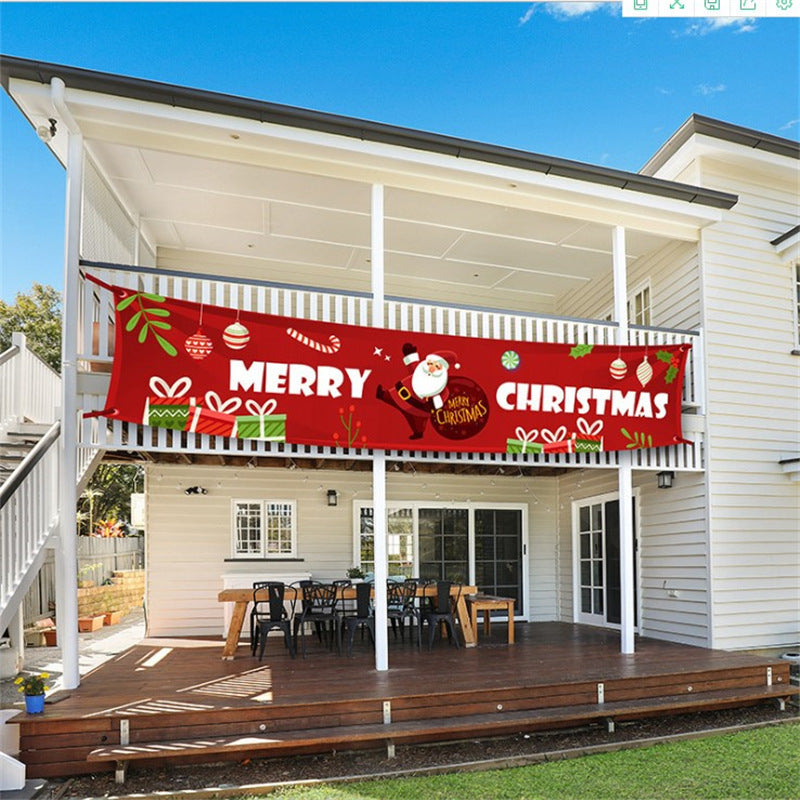 Christmas Decorations Set – Curtains & Hanging Flags