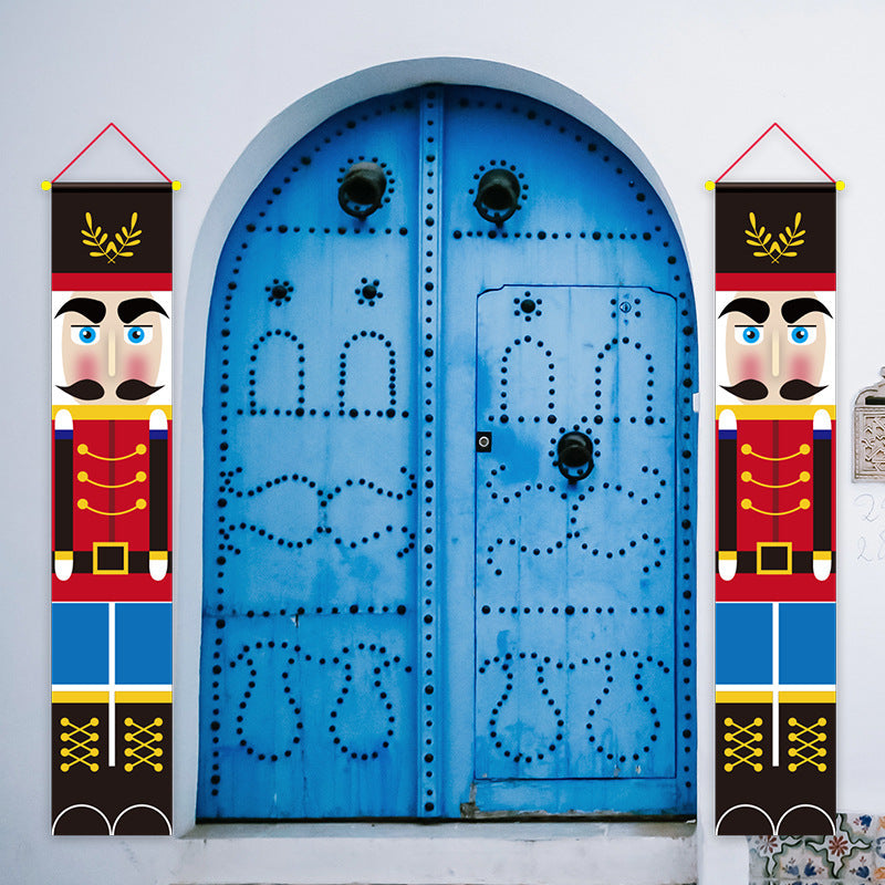 Christmas Decorations Set – Curtains & Hanging Flags