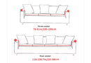Single double triple four seater sofa cover