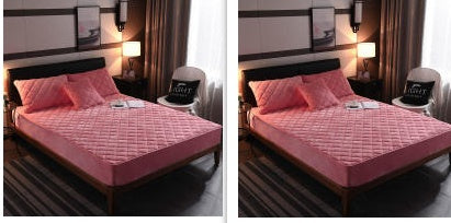 Crystal Velvet Thickened Bedspread Simmons Mattress Cover Bedspread