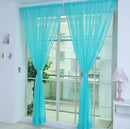 Curtains Solid Tulle Modern Curtains For Living Room Transparent Tulle Curtains Window Sheer For The Bedroom