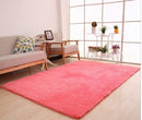White Fluffy Area Rug