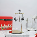 Creative Scented Candles Triangular Tray Rotating Candle Holder