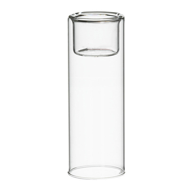 Candle European Style Candle Holder Glass Romantic Candle Cup