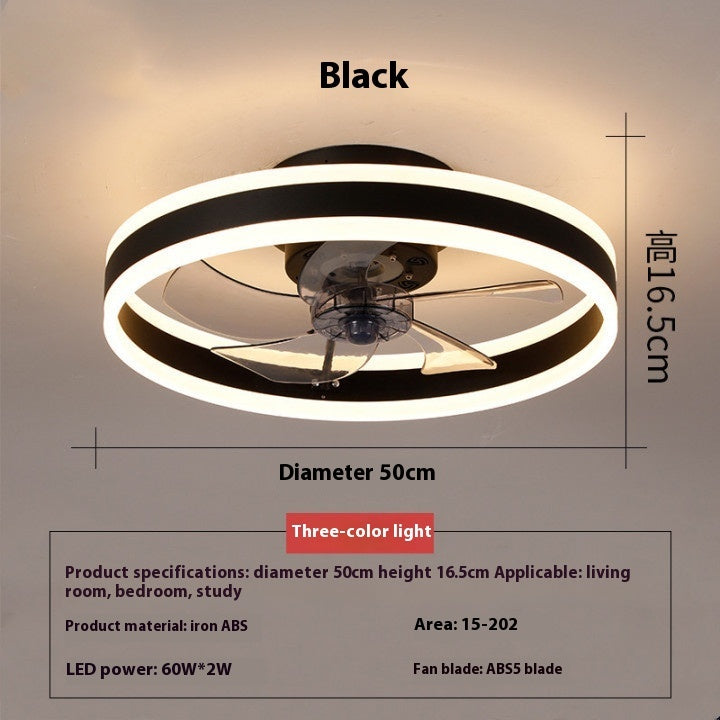 Invisible LED Ceiling Fan Lights | Sleek Bedroom & Living Room Fan