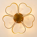 Nordic LED Fan Lamp | Remote-Controlled Bedroom & Living Room