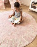 Letter round mat, children's play mat, tent mat