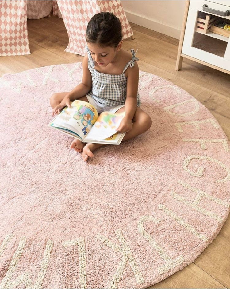 Letter round mat, children's play mat, tent mat