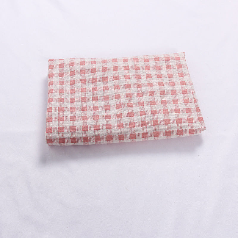 Plaid table mat placemat napkin