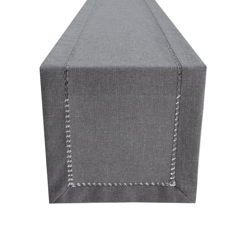 Coffee Table Imitation Linen Polyester Rayon Table Runner