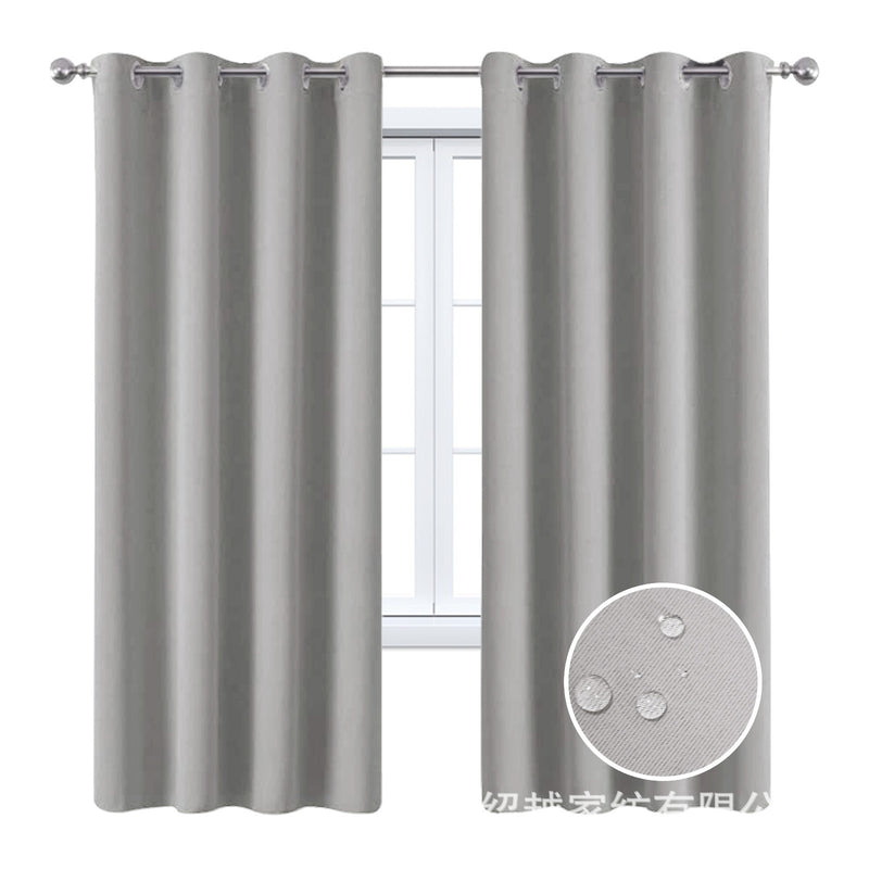 Full Blackout Hot Sale Curtain With Black Lining On The Back