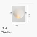 Minimalist Recessed Living Room Wall Sconce Plaster Without Frame