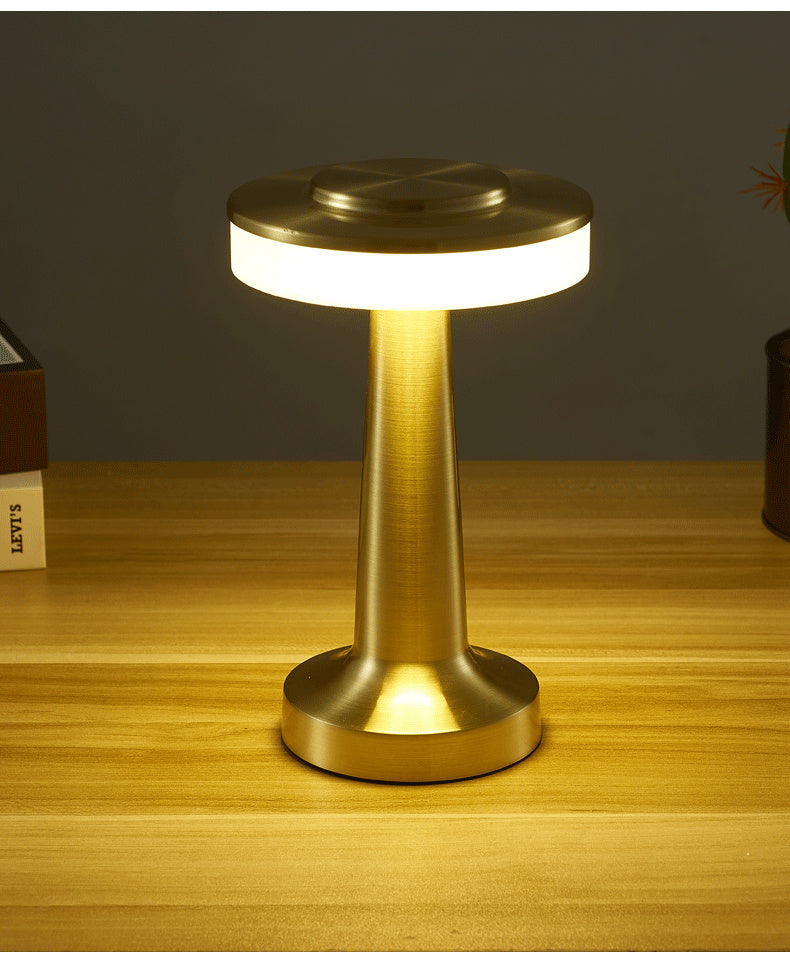 Touch LED Rechargeable Mushroom Lamp | Cozy Ambient Light