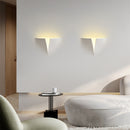 Minimalist Recessed Living Room Wall Sconce Plaster Without Frame