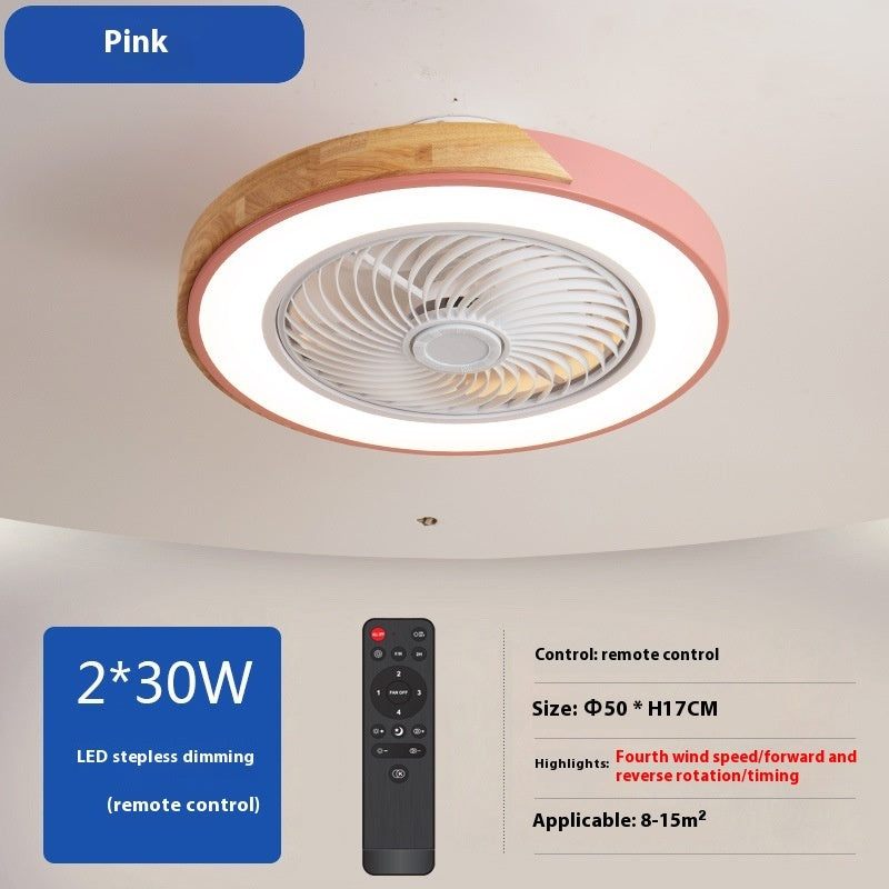 Solid Wood Ceiling Fan Lamp | Bedroom & Dining