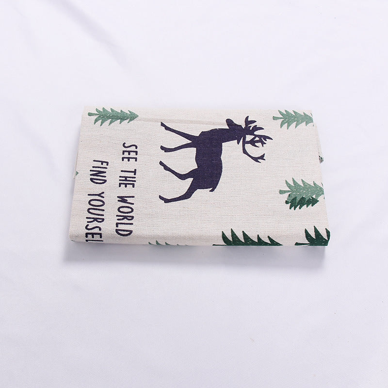 Plaid table mat placemat napkin