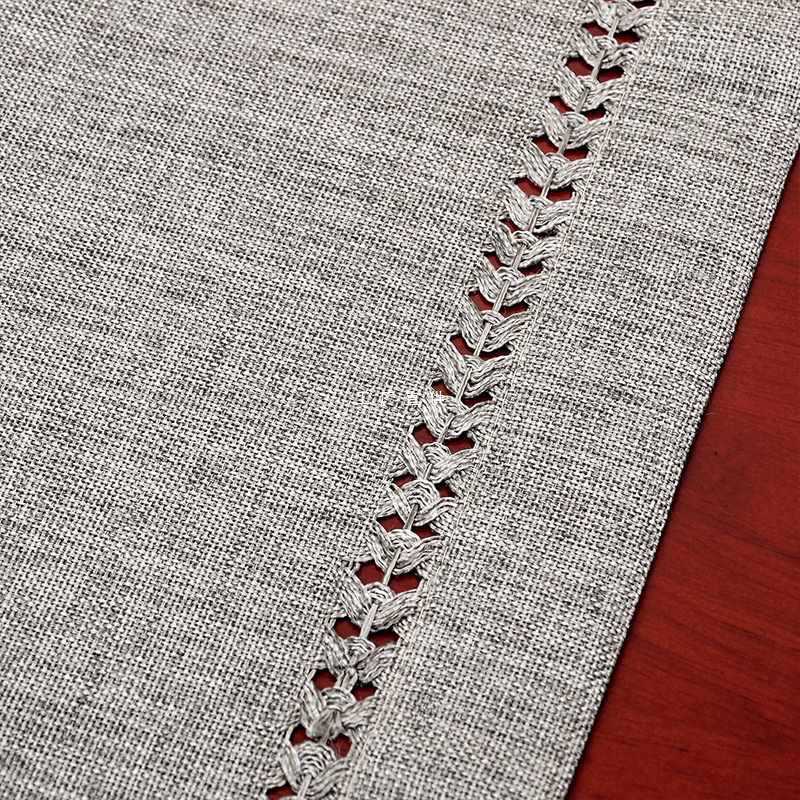 Coffee Table Imitation Linen Polyester Rayon Table Runner