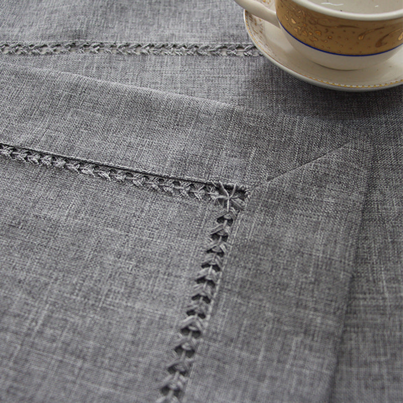Coffee Table Imitation Linen Polyester Rayon Table Runner