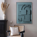 Three-Dimensional Abstract Morandi Geometric Wall Art