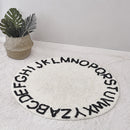 Letter round mat, children's play mat, tent mat