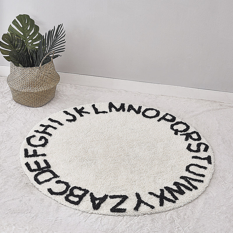 Letter round mat, children's play mat, tent mat