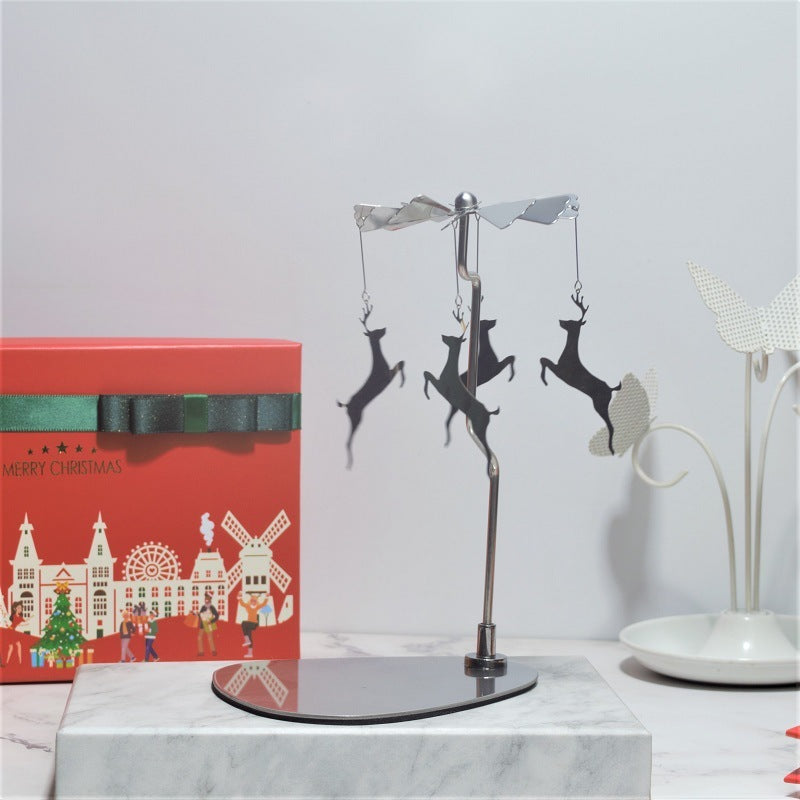 Creative Scented Candles Triangular Tray Rotating Candle Holder