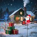 Creative Solar-Powered Santa Yard Decoration Light