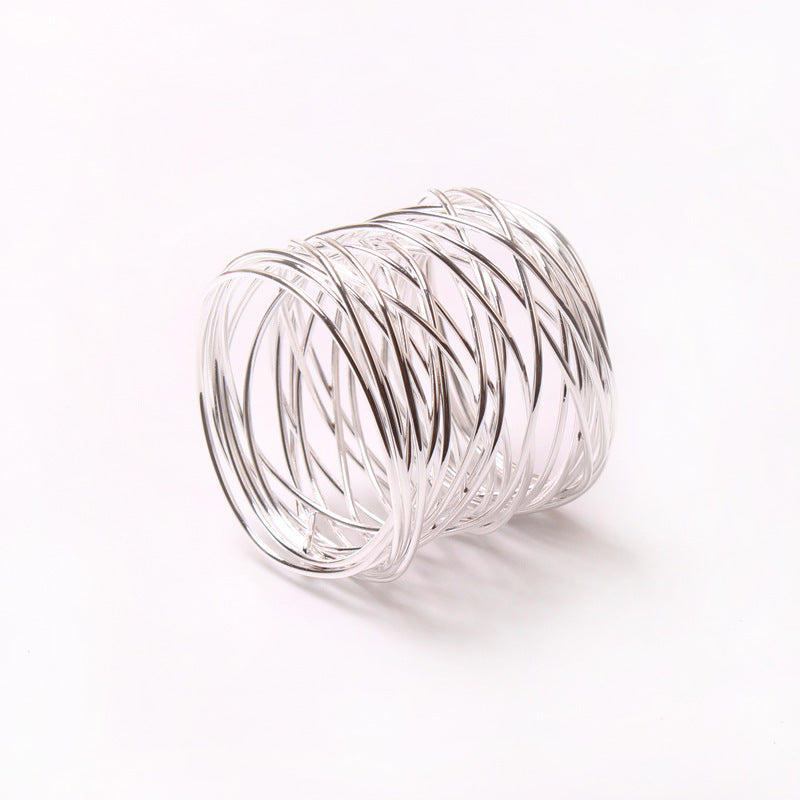 Metal Napkin Napkin Woven Ornament Ring Buckle Table Buckle