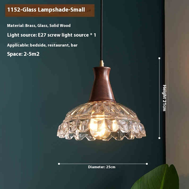 Brass Ceramic Bedside Droplight | Stylish Bedroom Lighting