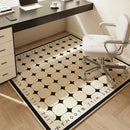 Office Study Table Crystal Velvet Carpet