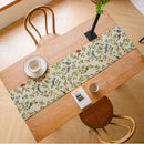 Nordic Jacquard Red Holiday Geometric Table Runner Tassel Tea Table Mat Dinner Flag