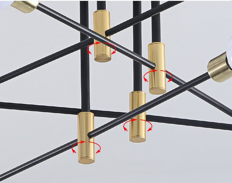 Wrought Iron LED Bedroom Lamp | Personalized Dining & Bedroom Light