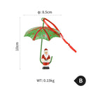 Iron Santa Claus Snowman Reindeer Christmas Tree Ornaments