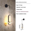 Nordic Light Luxury Wall Background Wall Bedroom Bedside Lamp