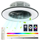 Smart LED Ceiling Fan Lamp | Bedroom Fan with Light