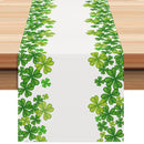 Household Shengpa Green Printing Table Runner