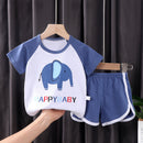 Children's Short-sleeved Suit Korean Clothing