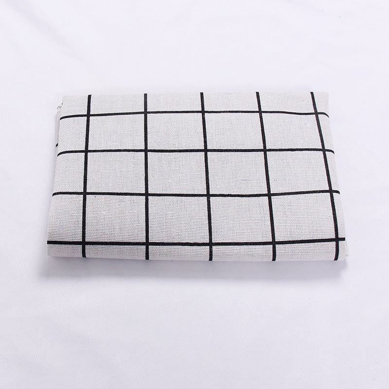 Plaid table mat placemat napkin