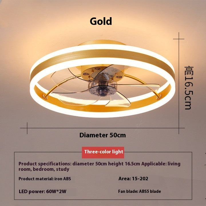 Invisible LED Ceiling Fan Lights | Sleek Bedroom & Living Room Fan